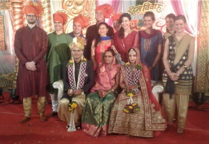 Ento delegates at Sandeeps marriage in Kalamb, Maharasthra, India