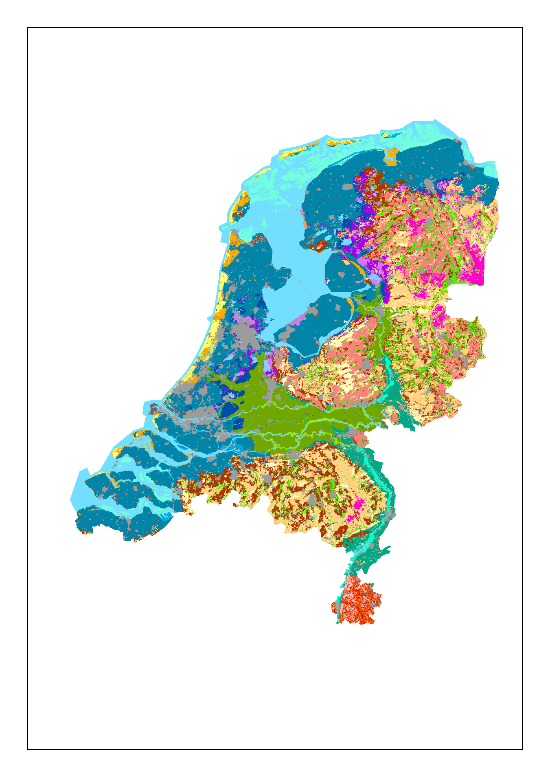 Landschappelijke bodemkaart van Nederland