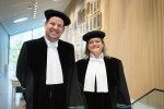 16 November 2023: Georg Winkel and Maria Tengö at their professorial inauguration day (Photo: Guy Akkermans)