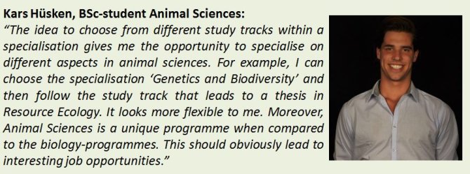 Kars, student Animal Sciences