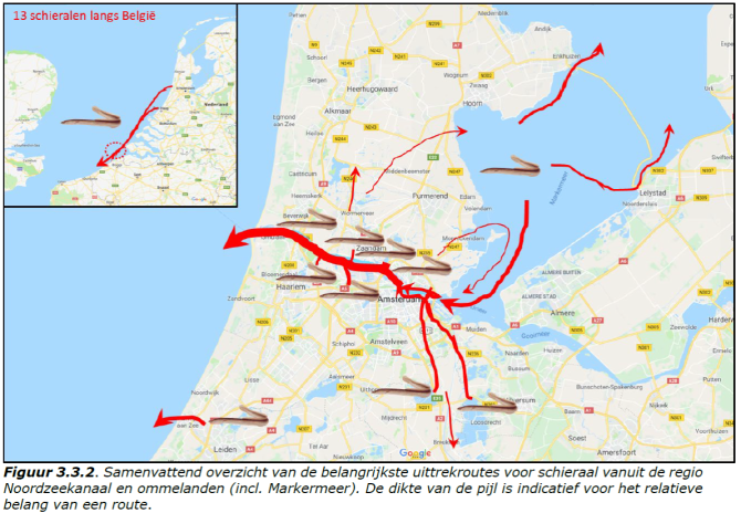 Voorbeeld van een groot integraal VEMCO-onderzoek dat in het Noordzeekanaal is uitgevoerd in 2017-2018 en dat in 2019 is verschenen (afbeelding: Erwin Winter)