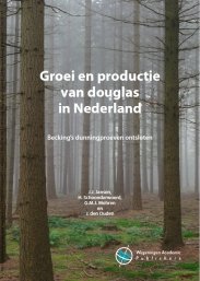 Groei en productie van douglas in Nederland; Beckings dunningsproeven ontsloten (2016)